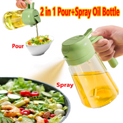 Air Frying Pan Oil Sprayer with Spray Dumping Function for Kitchen Household Cooking