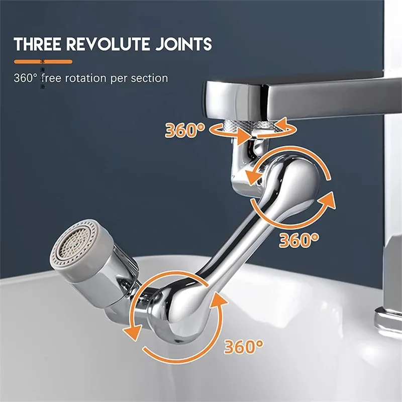 AquaFlex 1080° Robotic Arm Faucet Aerator - Enhance Your Water Experience with AquaFlex Robotic Faucet Aerator