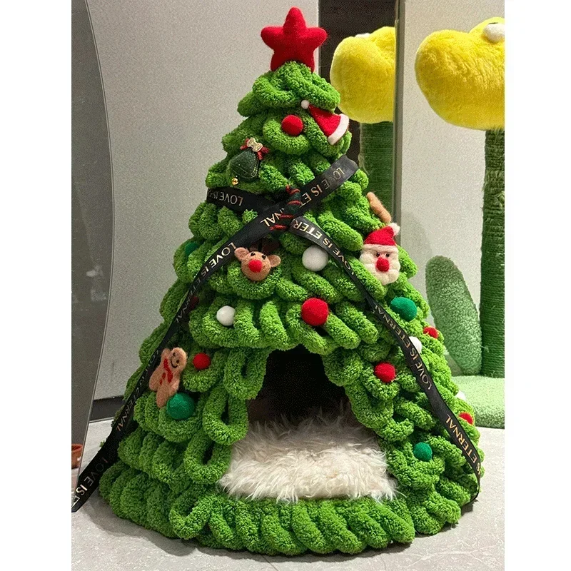 DIY Christmas Pet Nests for Cats and Dogs - Awenests