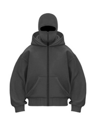 StealthWear Balaclava Zip Hoodie - Ultimate Comfort and Versatility