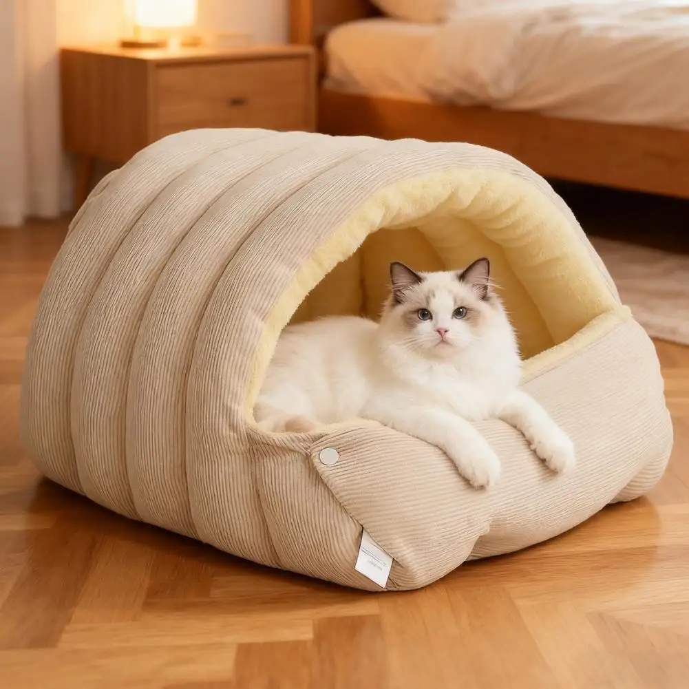 FurCharm Nest™ Warm Cat Sleeping Bed