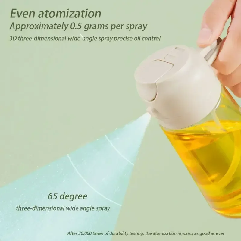 Air Frying Pan Oil Sprayer with Spray Dumping Function for Kitchen Household Cooking