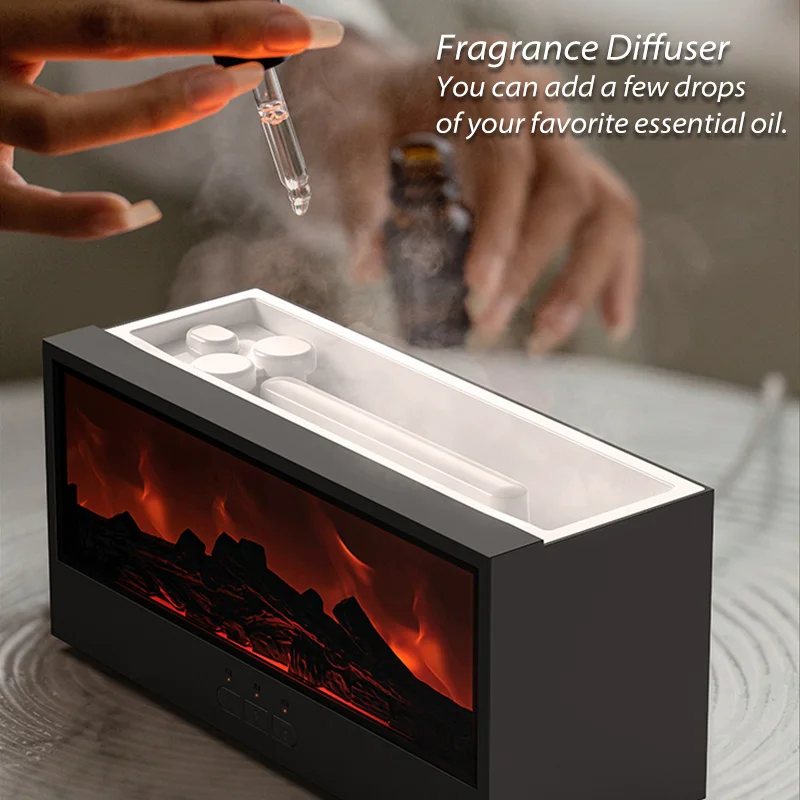Vintage Fireplace Humidifier for Cozy and Stylish Home Comfort