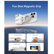 Magnetic mobile phone camera handle - Awenests