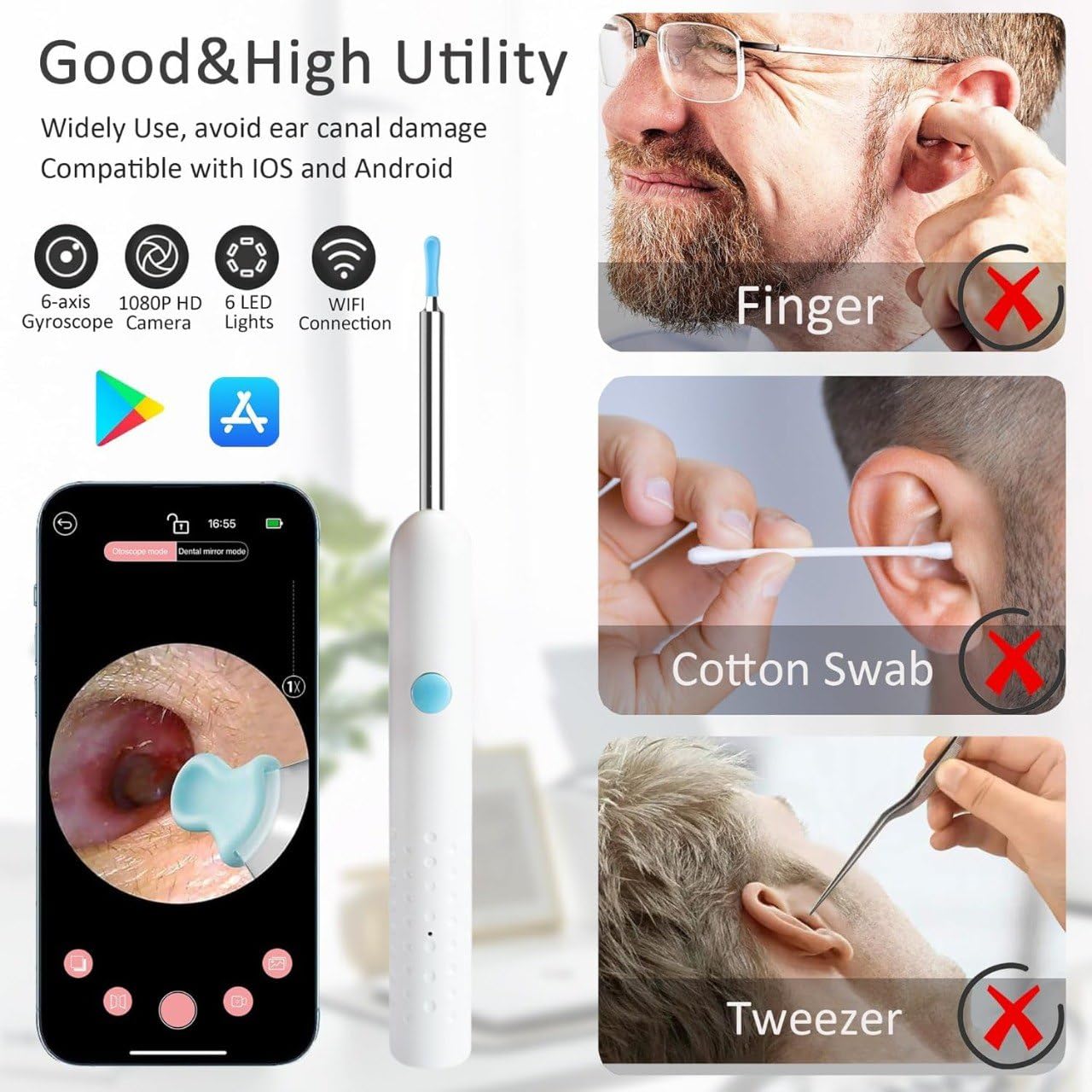 Smart Ear Wax Removal with HD Camera - Awenests
