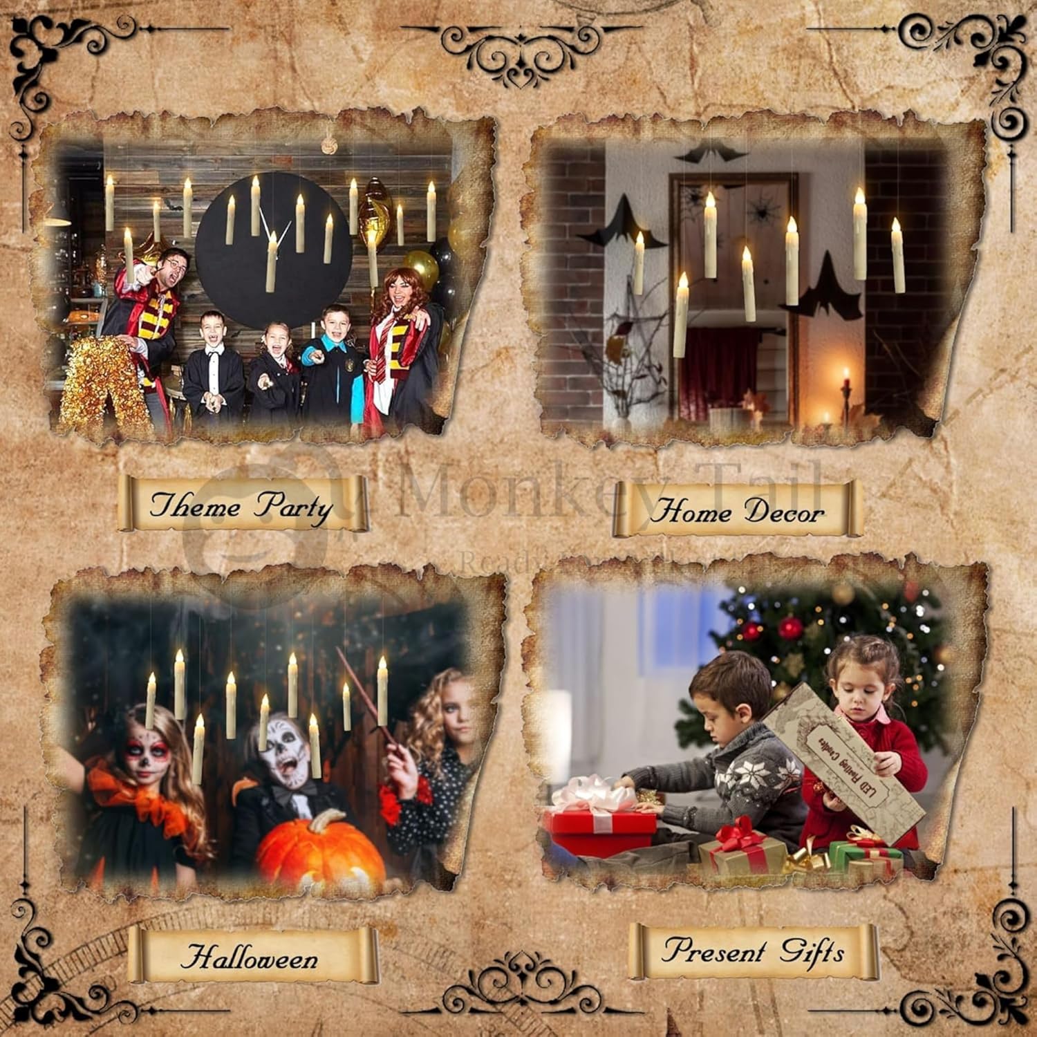 LumosGlow Magical LED Candles - Illuminate Your Space with Enchanting Light - Awenests