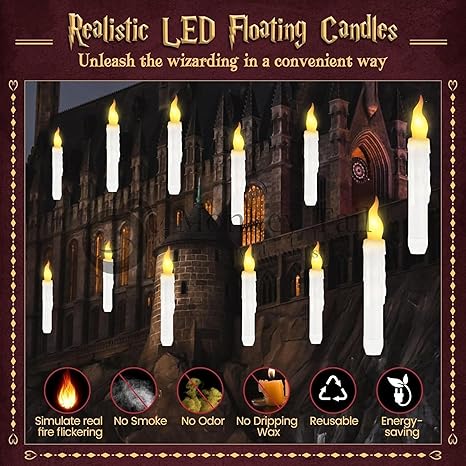 LumosGlow Magical LED Candles - Illuminate Your Space with Enchanting Light - Awenests