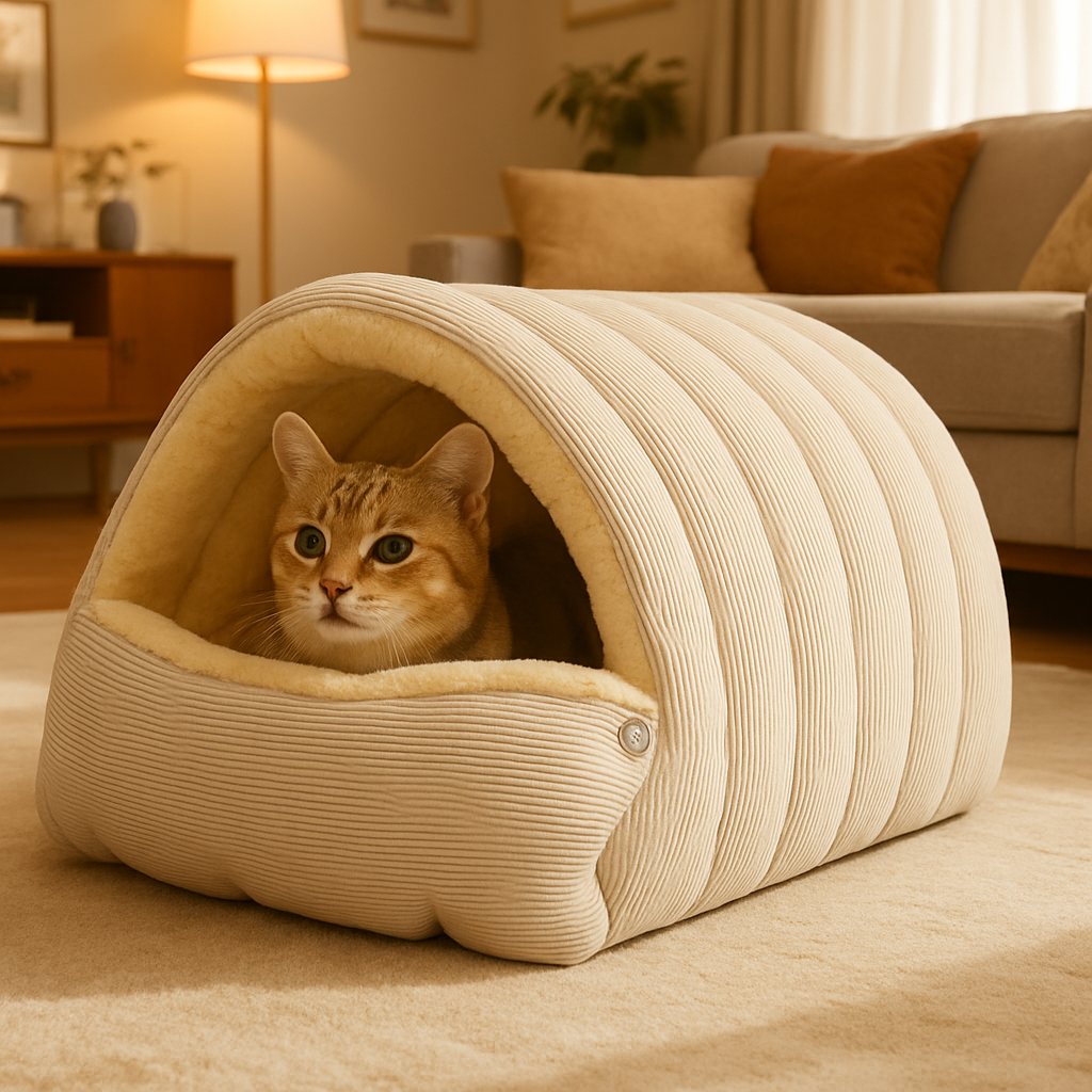 FurCharm Nest™ Warm Cat Sleeping Bed