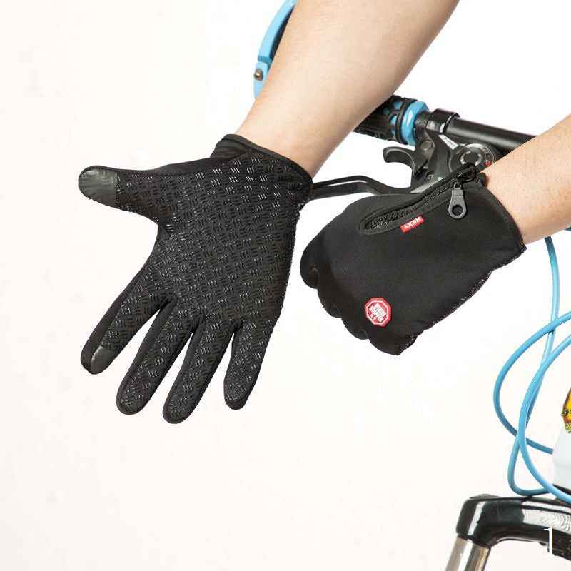 Outdoor Winter Touchscreen Gloves - Windproof Full-Finger Gloves for Sports, Travel, and Everyday Use