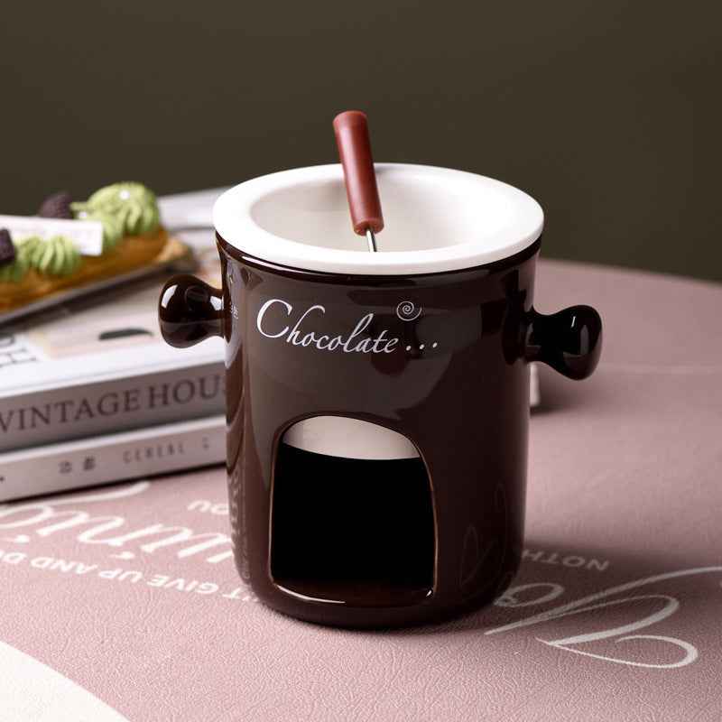 Ceramic chocolate cup