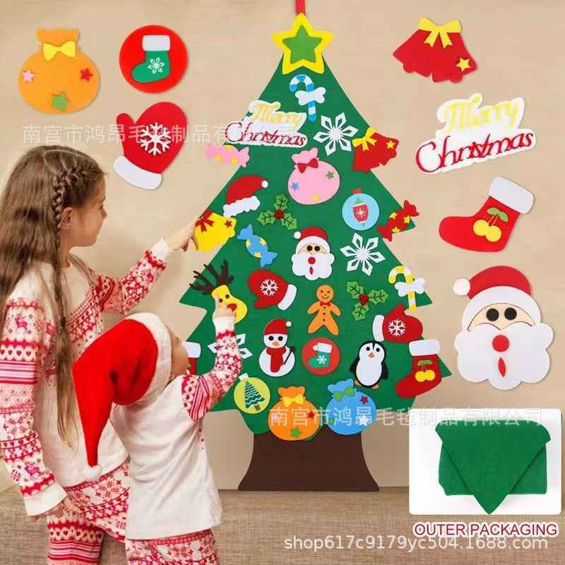 MerryCraft™ Felt Christmas Tree DIY Set: Fun and Festive Holiday Craft