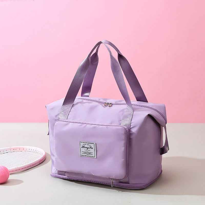 Travel bag, women's dry wet separation sports shoulder bag