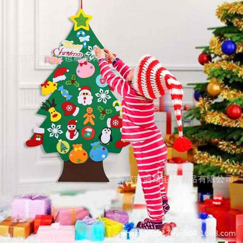MerryCraft™ Felt Christmas Tree DIY Set: Fun and Festive Holiday Craft