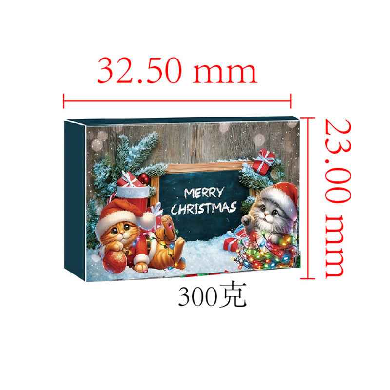 Cat Advent Calendar 2025 Christmas Interactive Toys for Indoor Christmas Gifts Fake Mouse Bell Balls for Cat Lover Gifts