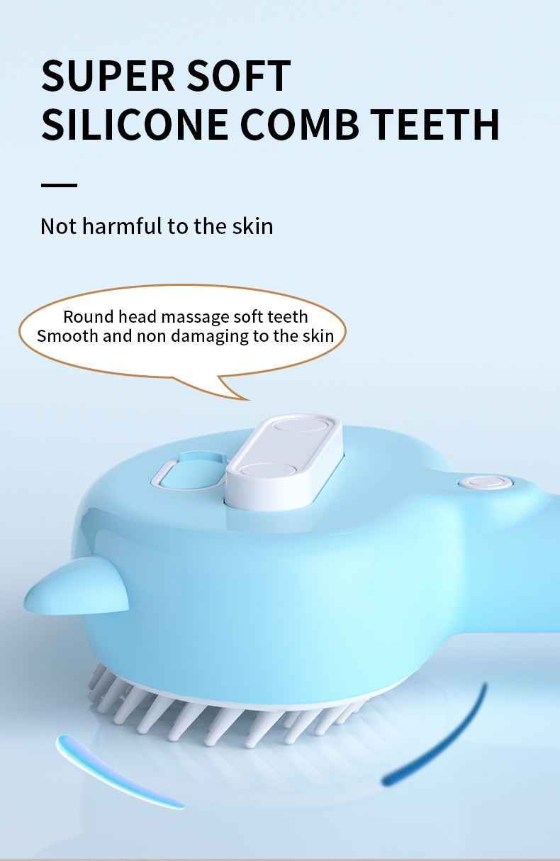 FurEase Electric Pet Comb for Effortless Grooming and Shedding Control