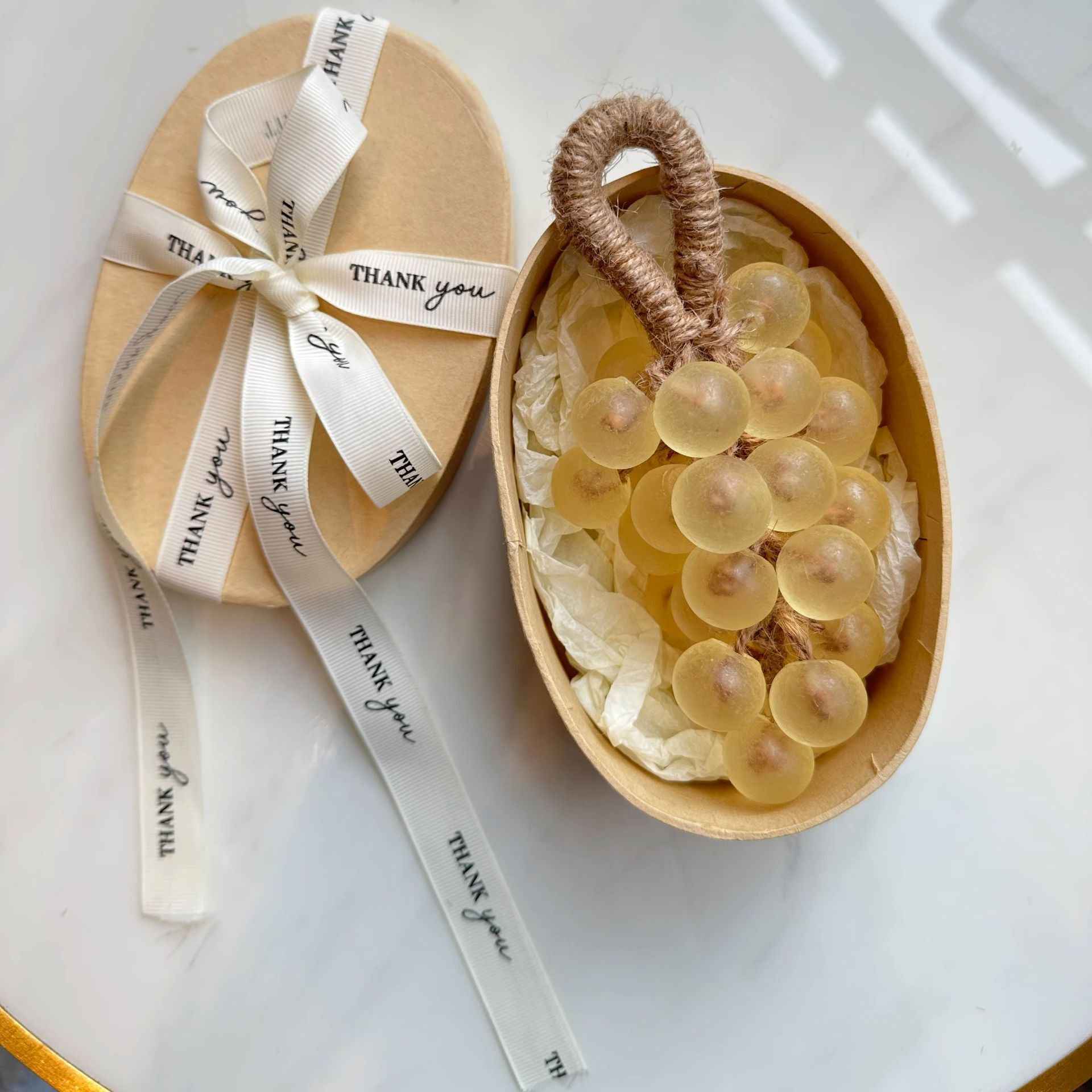 Simulated fruit shaped soap