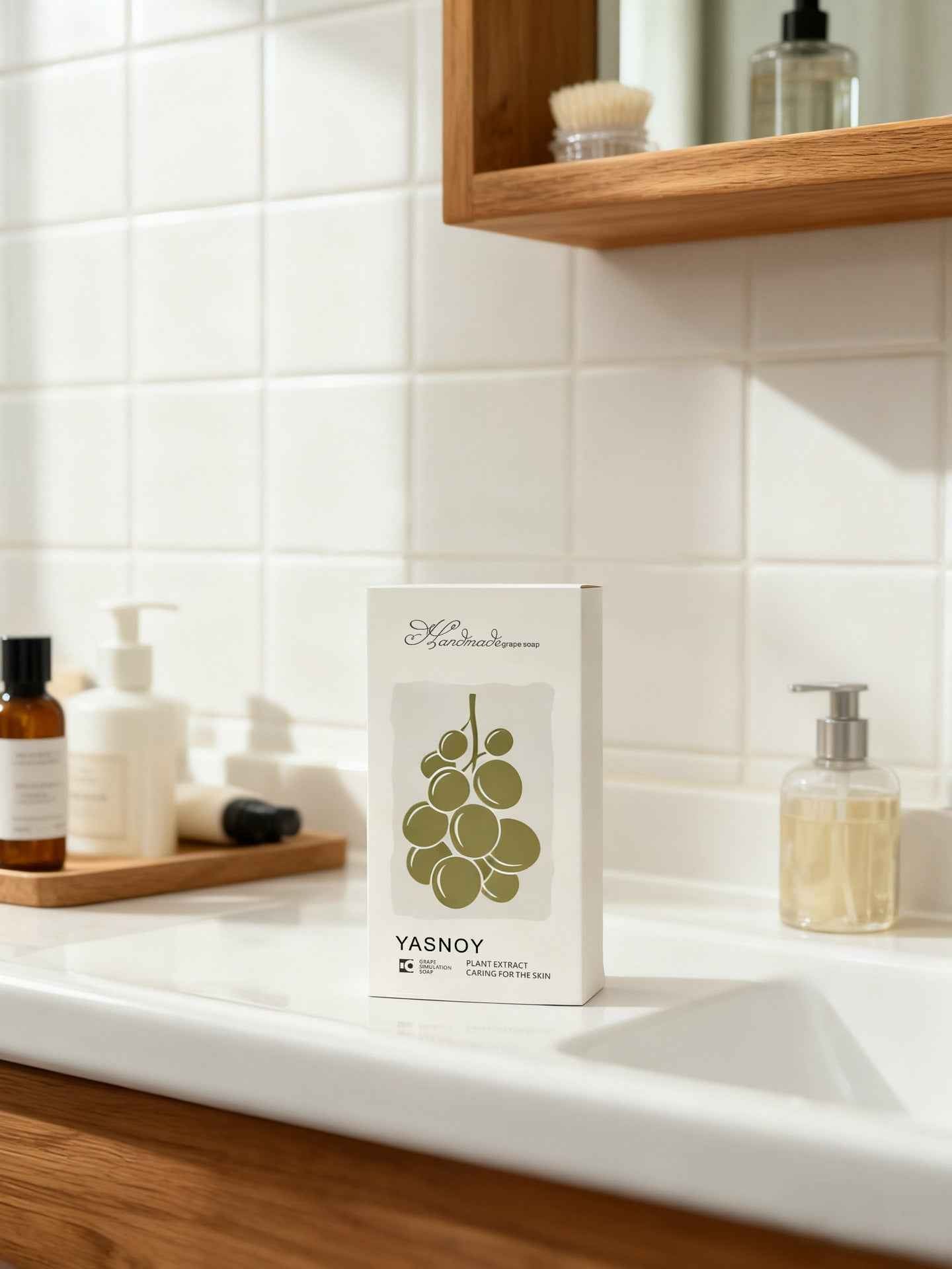 Simulated fruit shaped soap