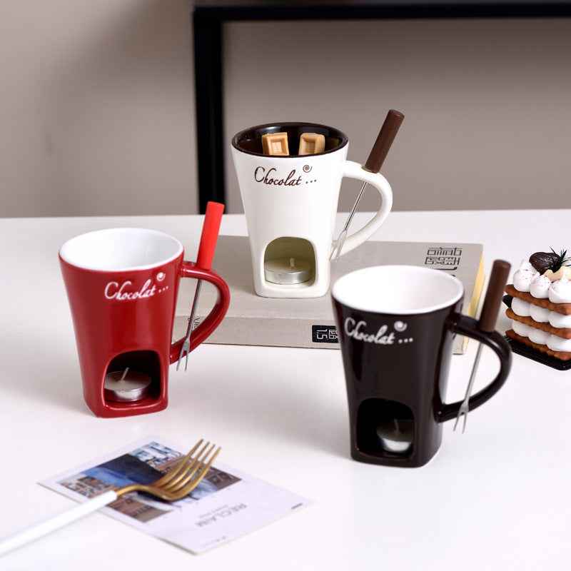 Ceramic chocolate cup