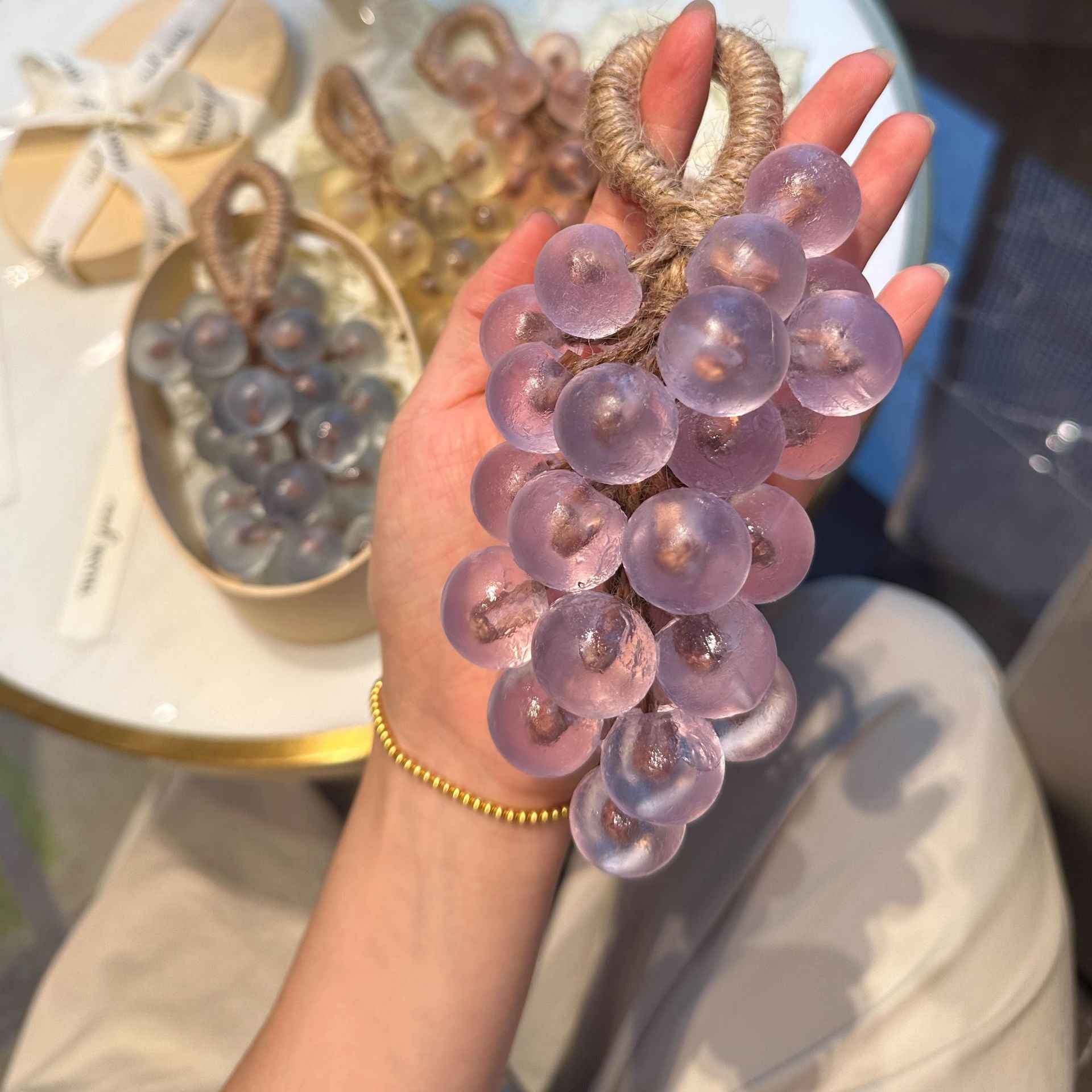 Simulated fruit shaped soap