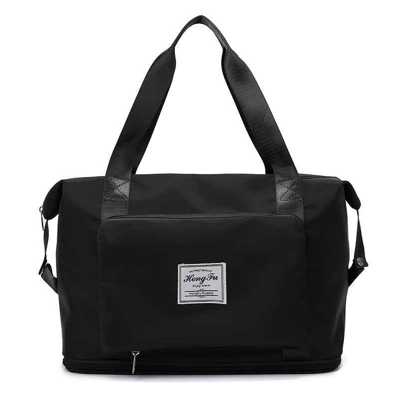 Travel bag, women's dry wet separation sports shoulder bag