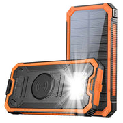 Wireless charging solar power bank