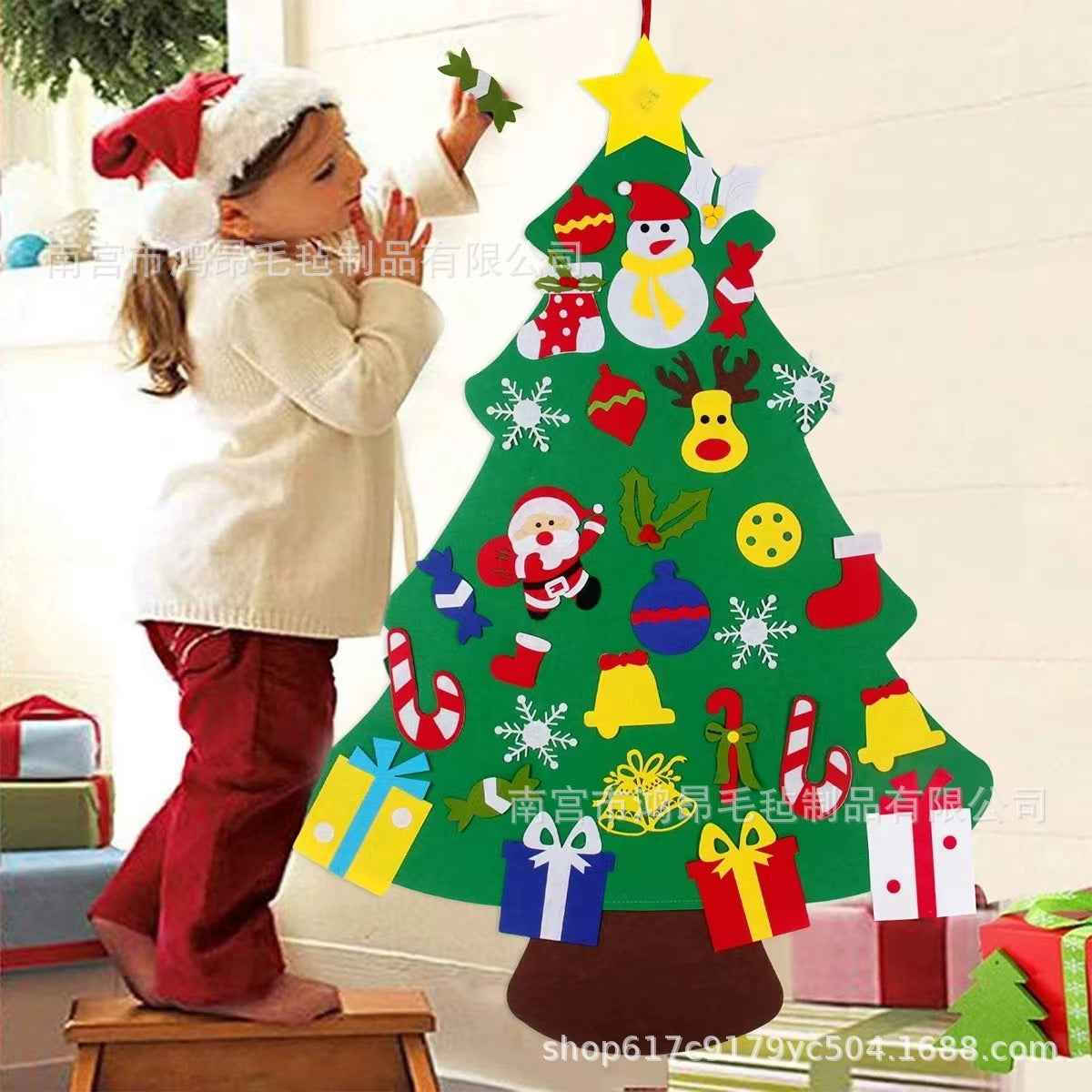 MerryCraft™ Felt Christmas Tree DIY Set: Fun and Festive Holiday Craft