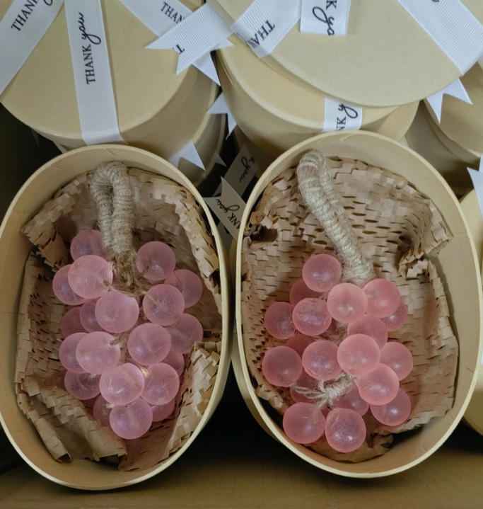 Simulated fruit shaped soap