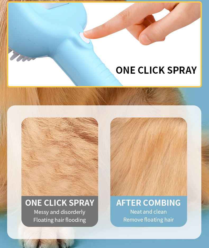 FurEase Electric Pet Comb for Effortless Grooming and Shedding Control
