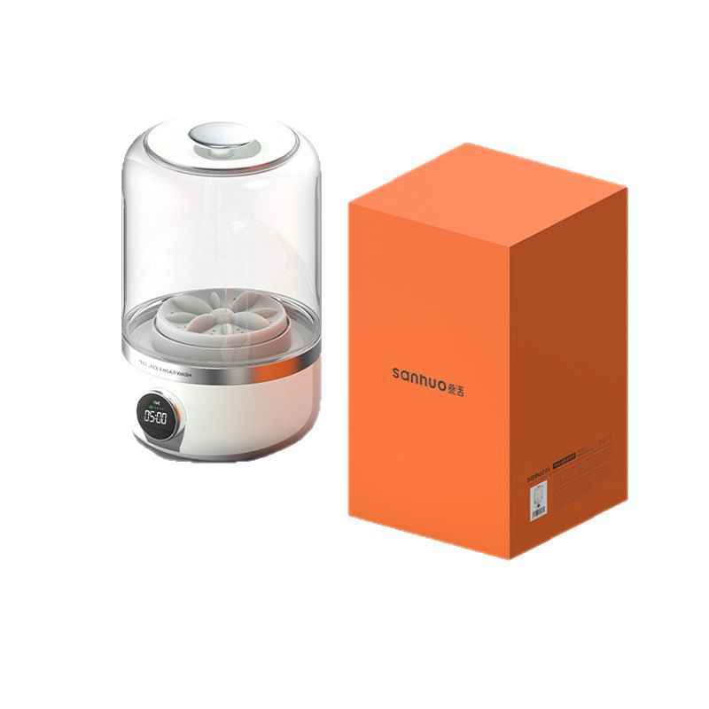 Rechargeable portable laundry cup underwear specific small washing machine