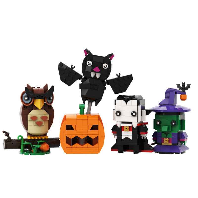 Halloween DIY Model Kits - Bricks Toy Set for Kids and Adults - Ideal Gift